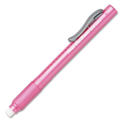 Pentel Clic Eraser Pen-Shaped Eraser, Refillable, No Assembly Required, Each
