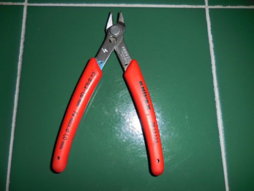 USED KNIPEX 78 13 125 DIAGONAL 5&#034; CUTTING PLIERS ELECTRONICS SUPER KNIPS