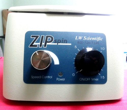 New LW Scientific ZIP Spin Portable Centrifuge
