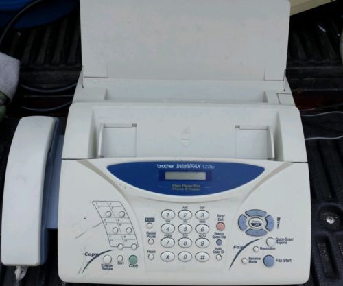 Brother Fax 1270e Intellifax Business Plain Paper Fax Phone Copier