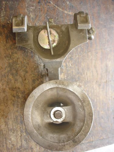 Used py-750 two way cable snatch block pully  lot #29 for sale