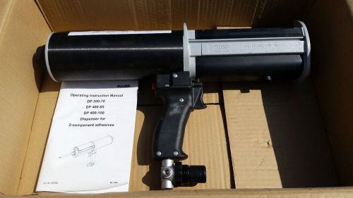 Sulzer MixPac Type DP 400-85 Pneumatic Two Part Adhesive Gun