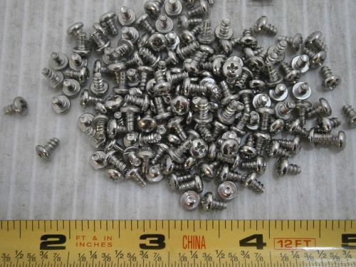 Sheet metal screw #4 x 3/16 phillips pan head type b stainless lot of 100 #24367 for sale