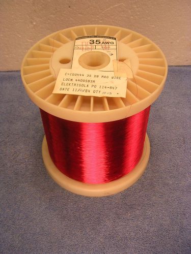 11 Lbs ~ Elektrisola 35 AWG Gauge Enameled Copper Mag Magnet Wire NEW