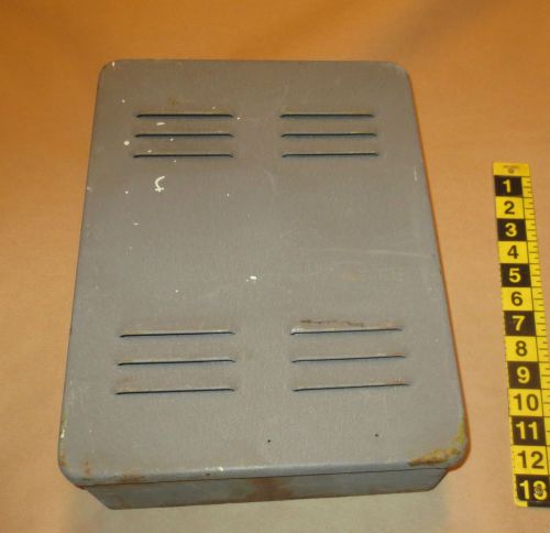 Burglar alarm box with bell, alarm devise mfg co from 1980s for sale