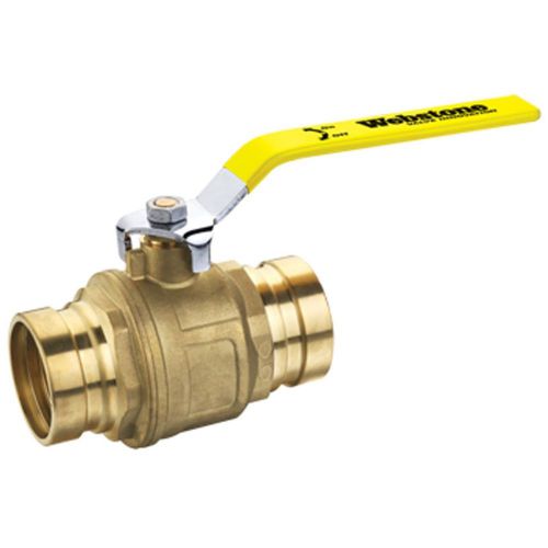 Webstone 81708W Lead Free 2 1/2&#034; Forged Brass Ball Valve with Adjustable Pack...