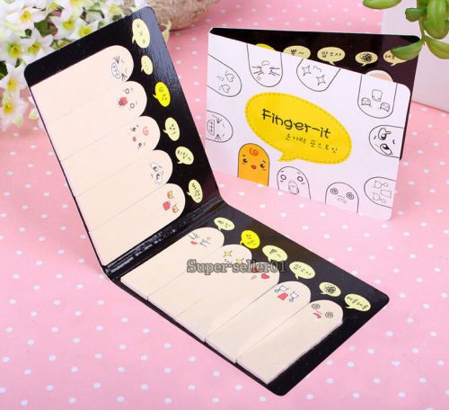 Cute 200 Pages Ten Fingers Sticker Bookmarker Flags Marker Sticky Memo Notes