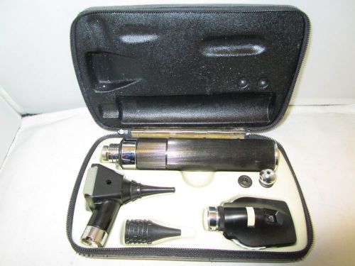 Welsh Allyn Otoscope &amp; Ophthalmoscope Combination Set 11600 &amp; 25000 w/ case
