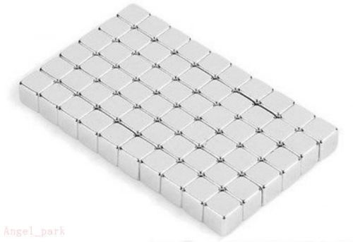 216pcs 3x3x3mm Rare Earth Neodymium Cube Magnets Fasteners Craft Neodym N35