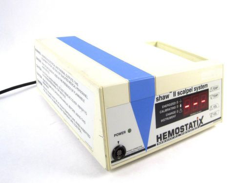 Hemostatix 600D Shaw II Thermal Control Scalpel System Hospital Cauterization
