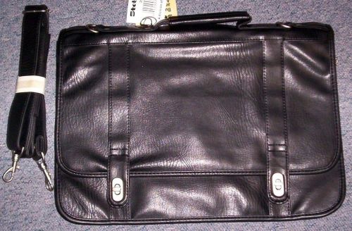 STEBCO Expanding Underarm Case with Top Handle and Shoulder Strap, Black-NIP-NR