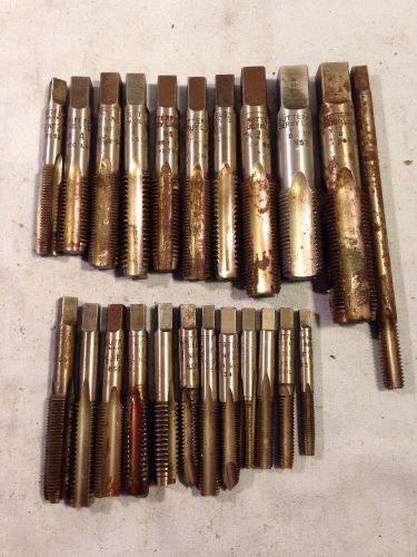 BUTTERFIELD Lot Of 23 Taps - Machinist Tools