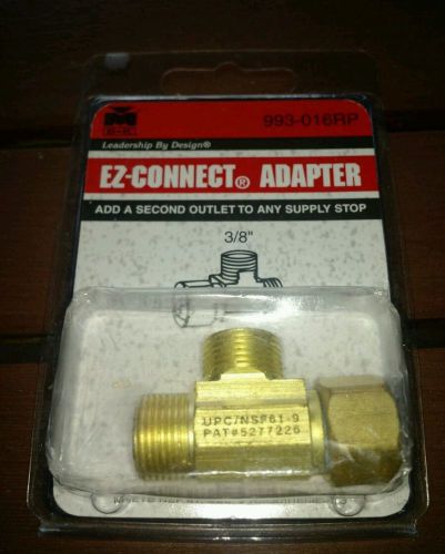 Muellar  b &amp; k industries 993-016rp brass ez-connect adapter tee 3/8 x 3/8 for sale
