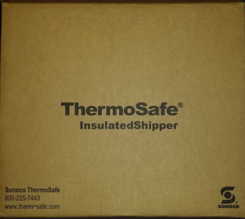 THERMOSAFE by SONOCO INSULATED SHIPPER STORAGE/TRANSPORT CONTAINER