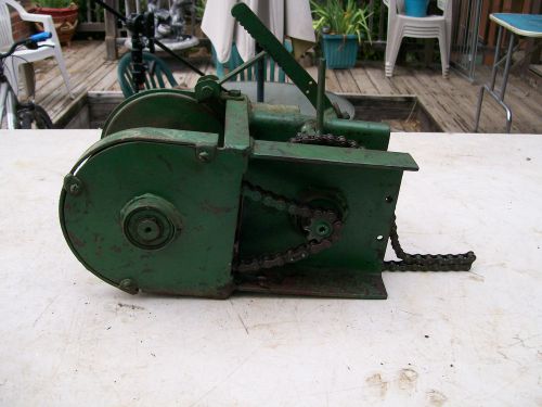 Vintage chainsaw winch for sale