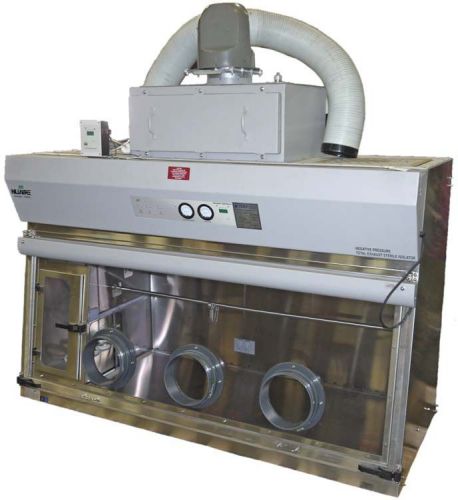 Nuaire NUNSTE797600 Lab Negative Pressure Total Exhaust Sterile Isolator Chamber