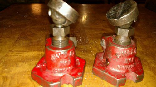 Pair of vintage simplex no.1p machinist jacks adjustable 2 tons for sale