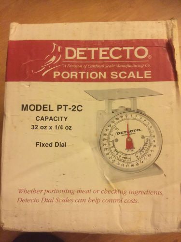 Detecto PT-2C Enamel Finish Rotating Dial 32 Oz Portion Scale - Home Kitchen