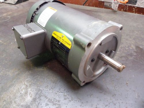 Baldor 1hp industrial motor#5211105j fr:56c volts:208-230/460 rpm:1725 ph:3 new for sale