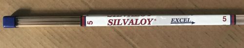 95060 lucas milhaupt sil fos silvaloy 5% silver 28 rods 1 pound solder for sale