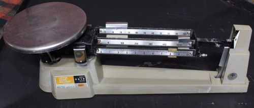 Vintage Ohaus Triple Beam Mechanical Balance with Stainless Steel Plate 610g