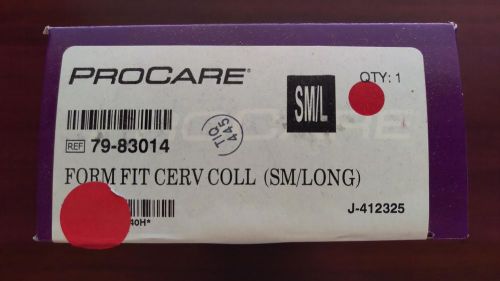 DJO PROCARE Form Fit Cervical Collar SMALL / LONG #79-83014 NEW IN BOX