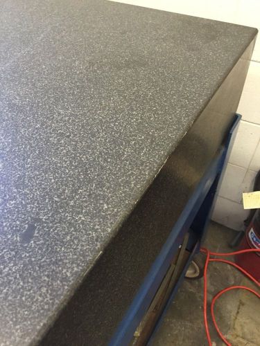 Granite Surface Plate 4&#039; x 6&#039; x 8&#034; with Heavy Metal Stand