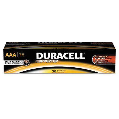 Coppertop alkaline batteries with duralock power preserve technology, aaa, 36/pk for sale