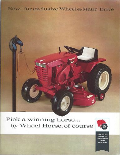 Equipment Brochure - Wheel Horse - Lawn Tractor Mower - Product Line (E3056)