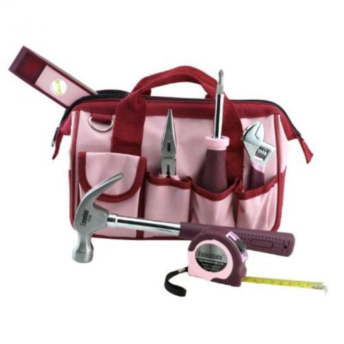 7pc pink tool kit great neck saw mfg.co. knee pads 6709 076812076984 for sale