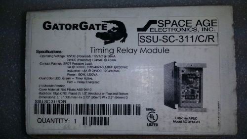 GatorGate Multi-VoltageTiming Relay Control Module SSU-SC-311/C/R