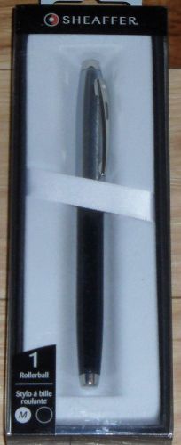 Brand New Genuine Sheaffer 100 Chrome/Black Rollerball E1931351S Free Shipping