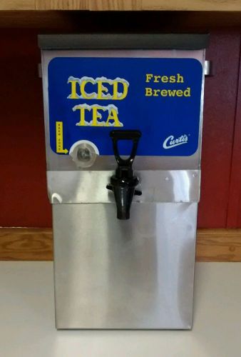 Ice tea dispenser, stainless steel made by wilbur curtis for sale
