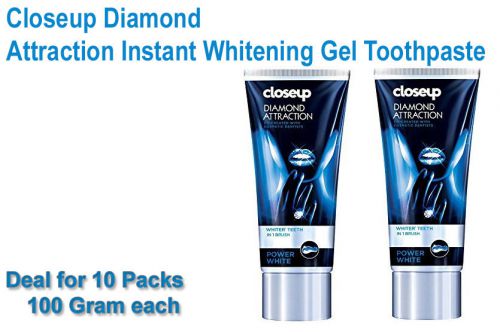 10 x Close Up Diamond Attraction Toothpaste Teeth Whitening 100gm wholesale deal