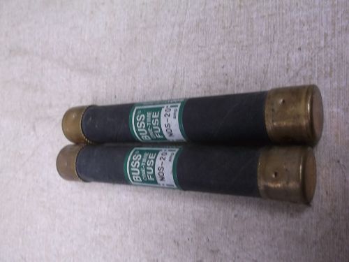 Buss NOS-20 20A 600V Lot of 2 Fuses *FREE SHIPPING*