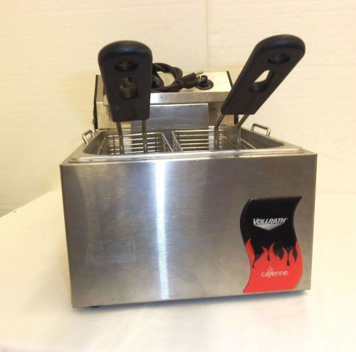 Vollrath ffa7110 cayenne series electric countertop fryer - for sale