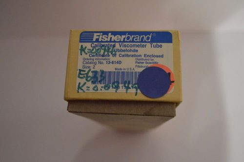 Fisherbrand Calibrated Viscometer Tube Cat # 13-614D
