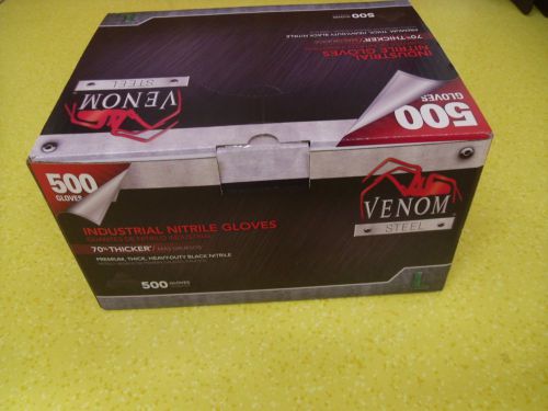 Venom steel glove - large - 500 count cube -brand new  ven6543 for sale