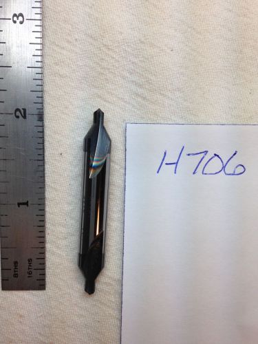 1 NEW SGS #4 CARBIDE CENTER DRILL. 5/16&#034; SHANK. USA MADE. COATED.  {H706}