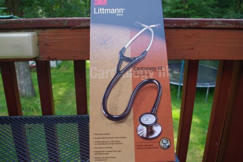 3m littmann cardiology iii stethoscope &#034;red&#034; (new, never used) for sale