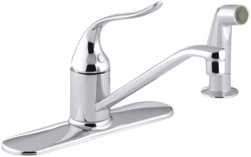 KOHLER K-P15172-F-CP Coralais Single Control Kitchen Sink Faucet Polished Chrome