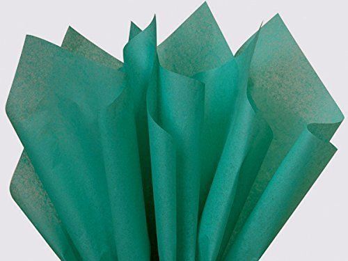 Caribbean Teal Tissue Paper 15&#034; X 20&#034; - 100 Sheet Pack