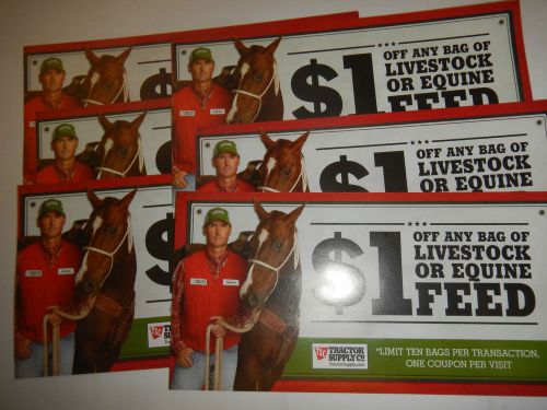 Tractor Supply Co Coupons $60 worth off any bag of livestock or equine feed