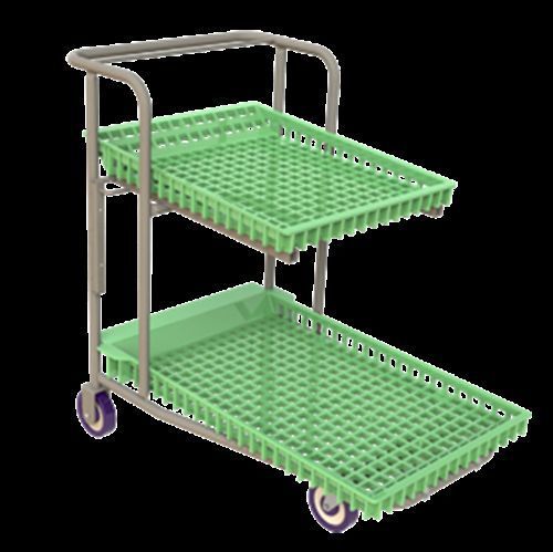 National Cart Co GC-2436-PC-5-POLY-U Plastic Deck Garden Cart