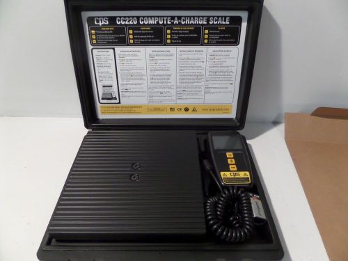 CPS CC220 Compute-A-Charge Refrigerant Charging Scale New Open Box Nice