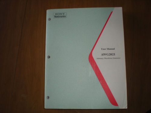 original Sony Tektronix AWG2021 arbitrary waveform generator user manual