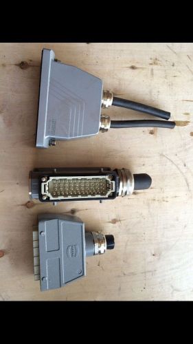 LOT OF 3 Harting And Phoenix Contact Power Cord Plugs Connectors