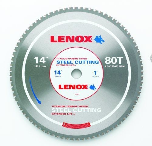Lenox Tools LENOX Tools Metal-Cutting Circular Saw Blade, Solid-Steel Cutting,