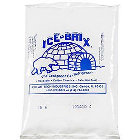 Ice-Brix Cold Packs - 8x6x1-1/4&#034; - Case Of 12