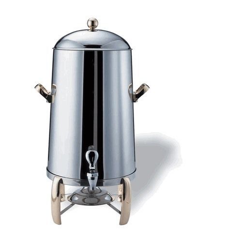 SERVICE IDEAS: 5 Gallon Coffee Urn W/Vacuum Insulation, Gold Accents